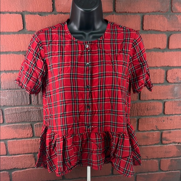 Madewell Tops - Madewell Women's Plaid Button-Down Shirt – Size XS‎